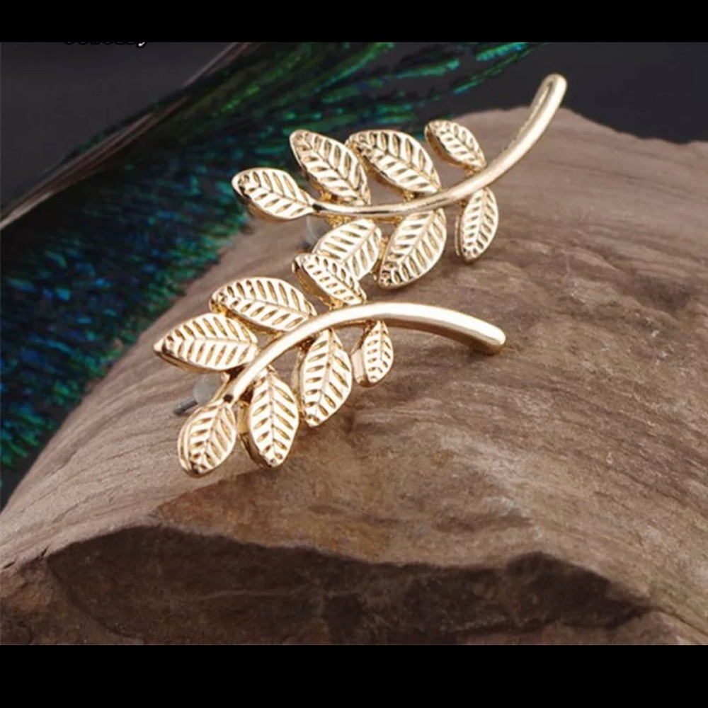 Leaves Stud Earring